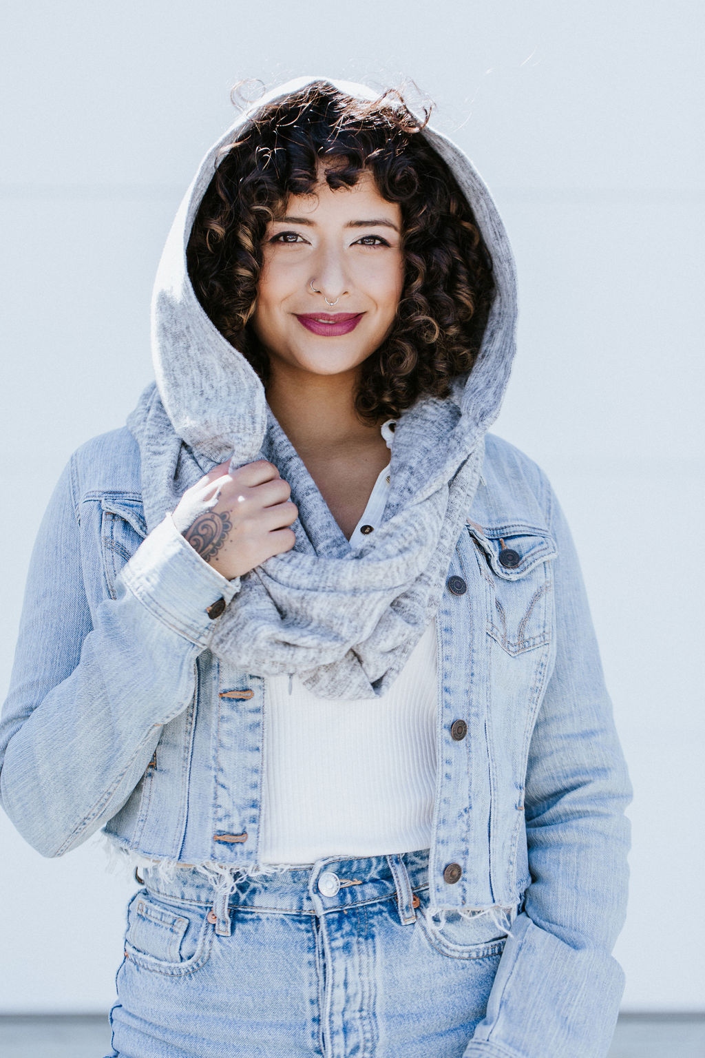 Travel Hooded - Gris claro